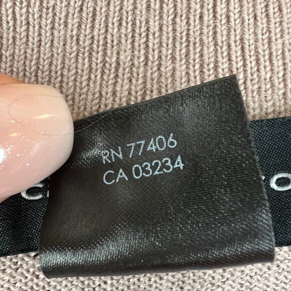 CLUB MONACO Wool Sweater Beige Long Sleeve Crewneck Knit Pullover Size XS - Picture 9 of 11